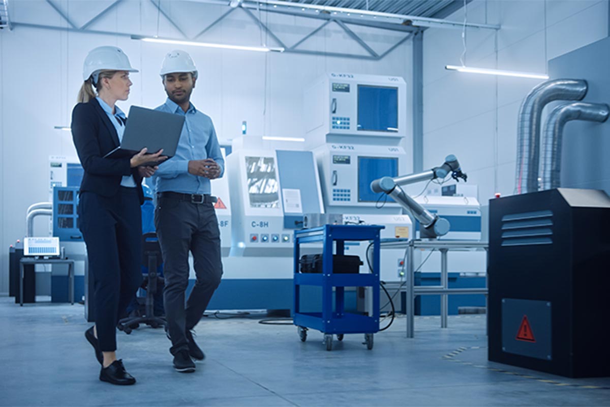 female chief engineer male project manager